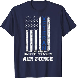 Veteran of The United States US Air Force USAF T-Shirt - T-Shirt | Navy