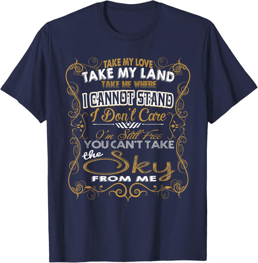 The Ballad Of Serenity Lyrics T-Shirt - T-Shirt | Navy