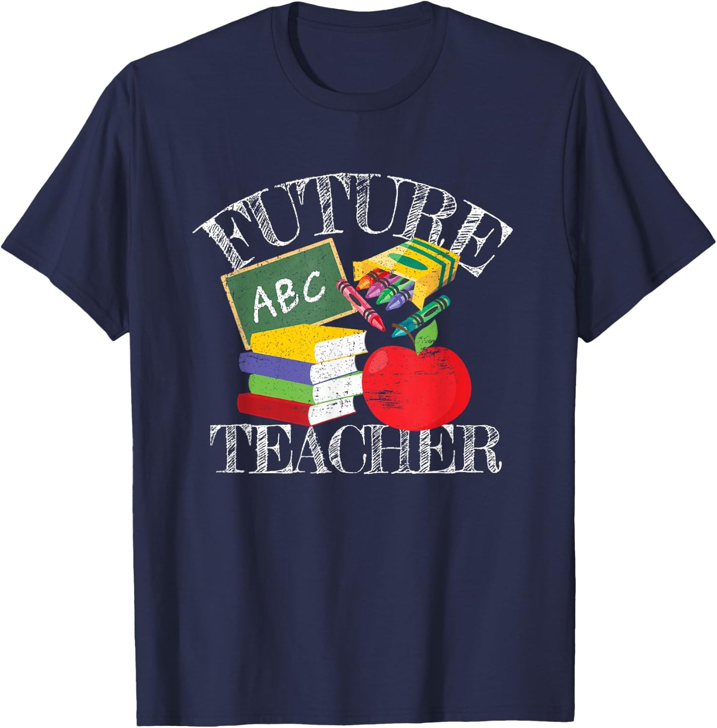 Future Teacher Costume Women Adults and Kids Small T-Shirt - T-Shirt | Navy