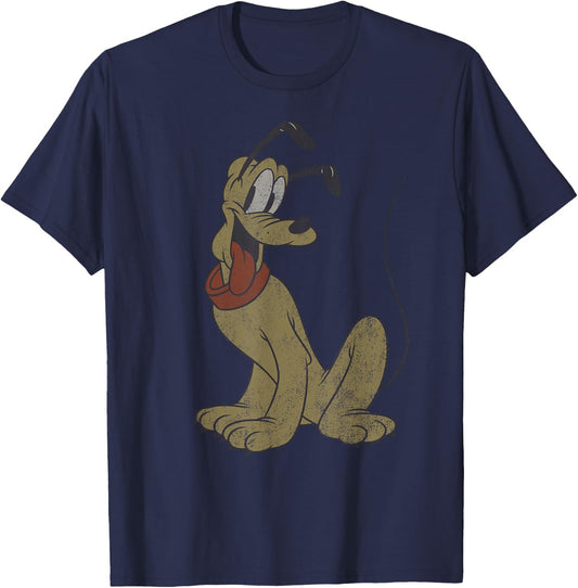 Disney - Classic Pluto Graphic T-Shirt - T-Shirt | Navy