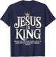 Jesus Is King Christian John 14:6 Bible Verse Costume T-Shirt - T-Shirt | Navy