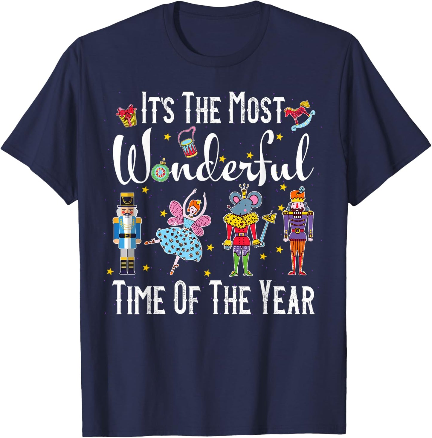 It's The Most Wonderful Time Of The Year Nutcracker Squad T-Shirt - T-Shirt | Navy