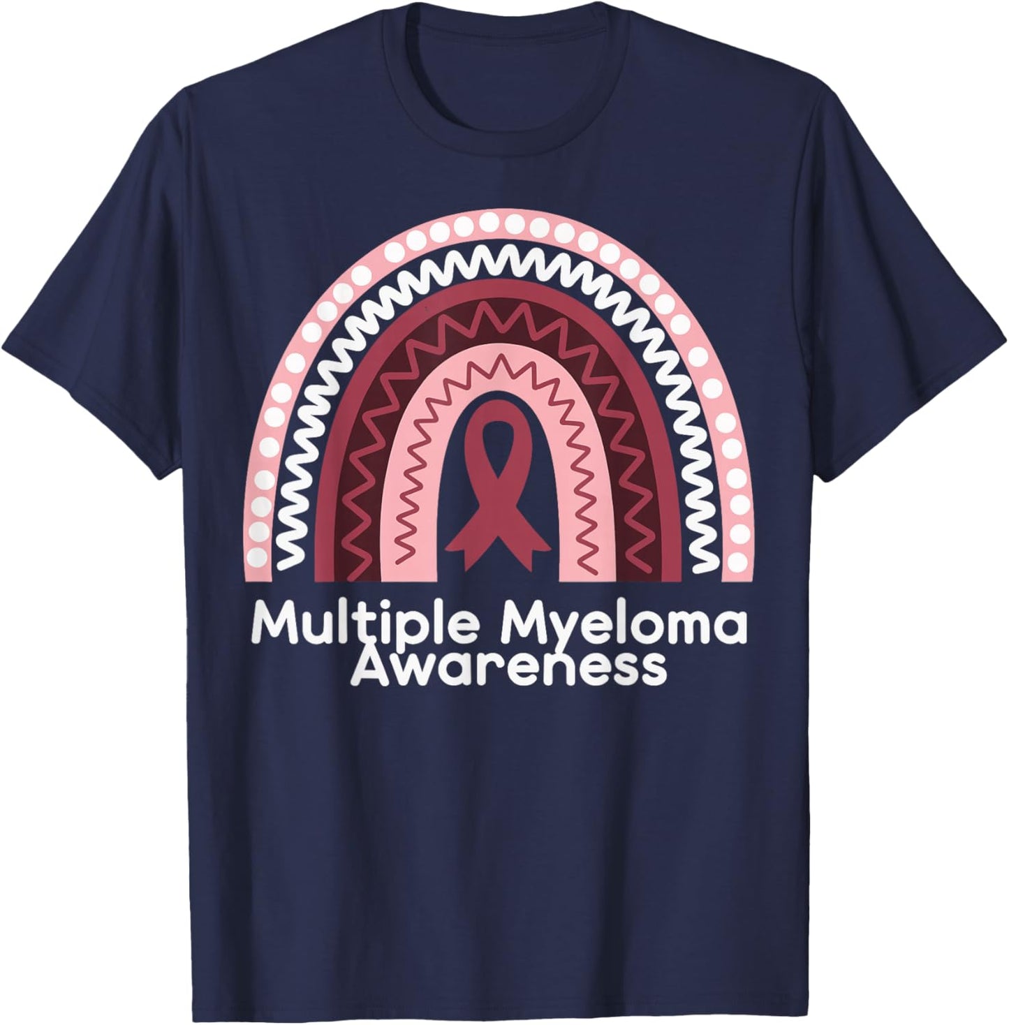 Multiple Myeloma Awareness T-Shirt - T-Shirt | Navy