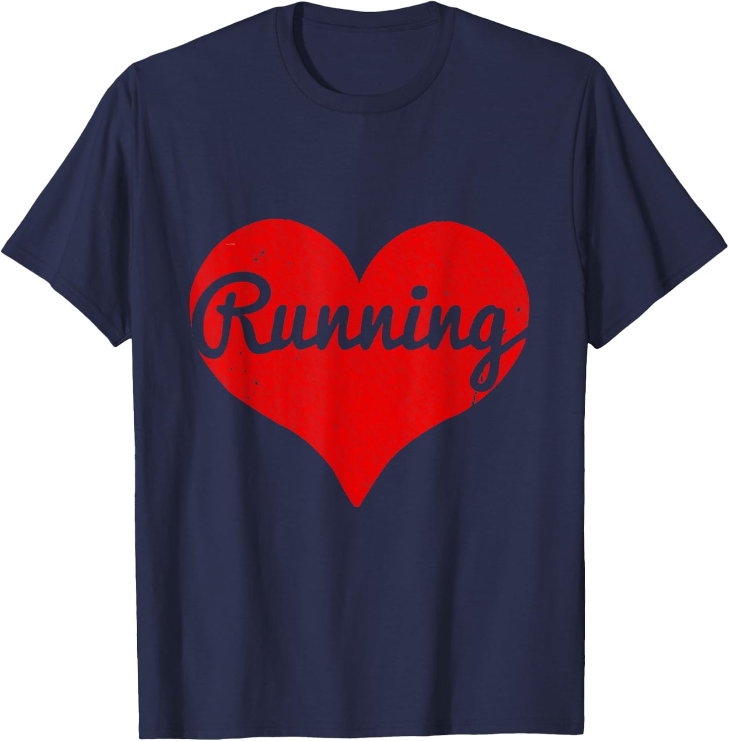 I Love Running T-Shirt - T-Shirt | Navy