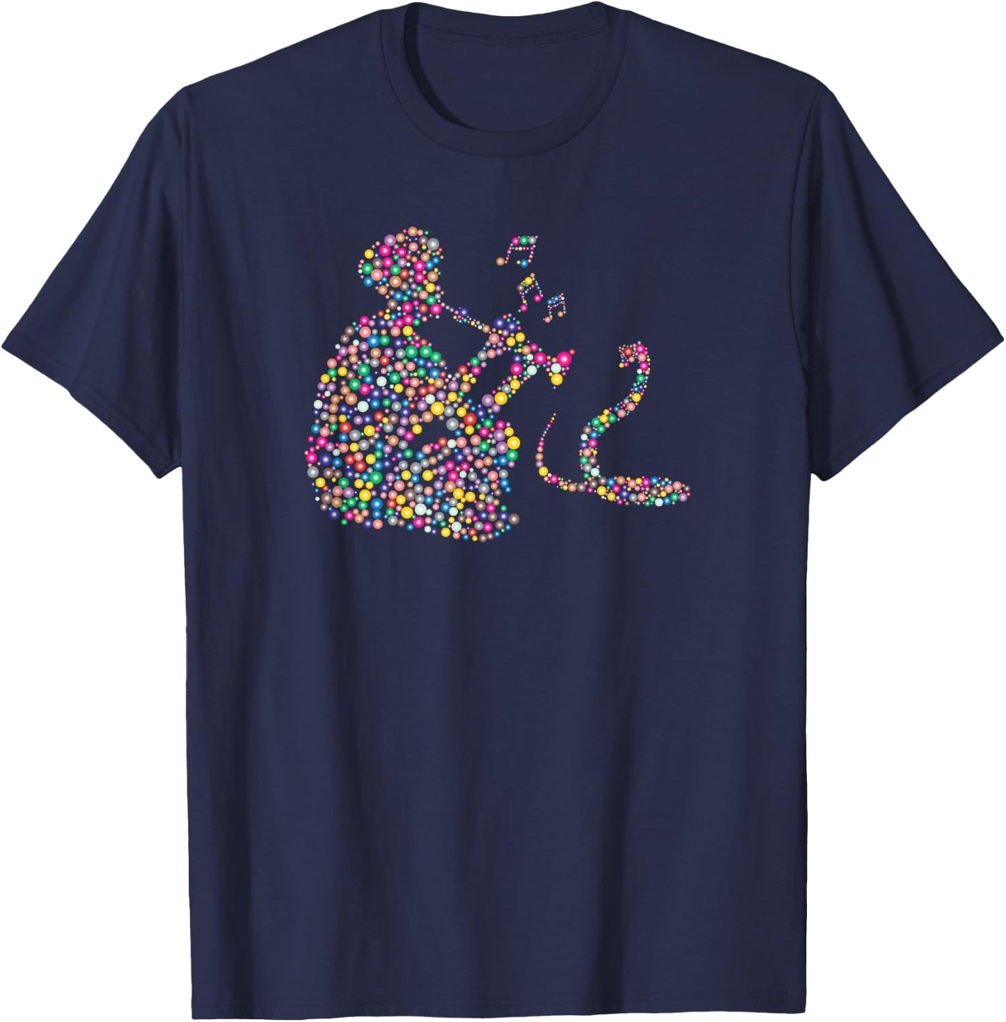 Snake Charmer, Indian Musician Funny Design T-Shirt - T-Shirt | Navy