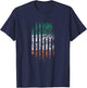 Irish American Flag - Ireland Saint Patrick's Day T-Shirt - T-Shirt | Navy