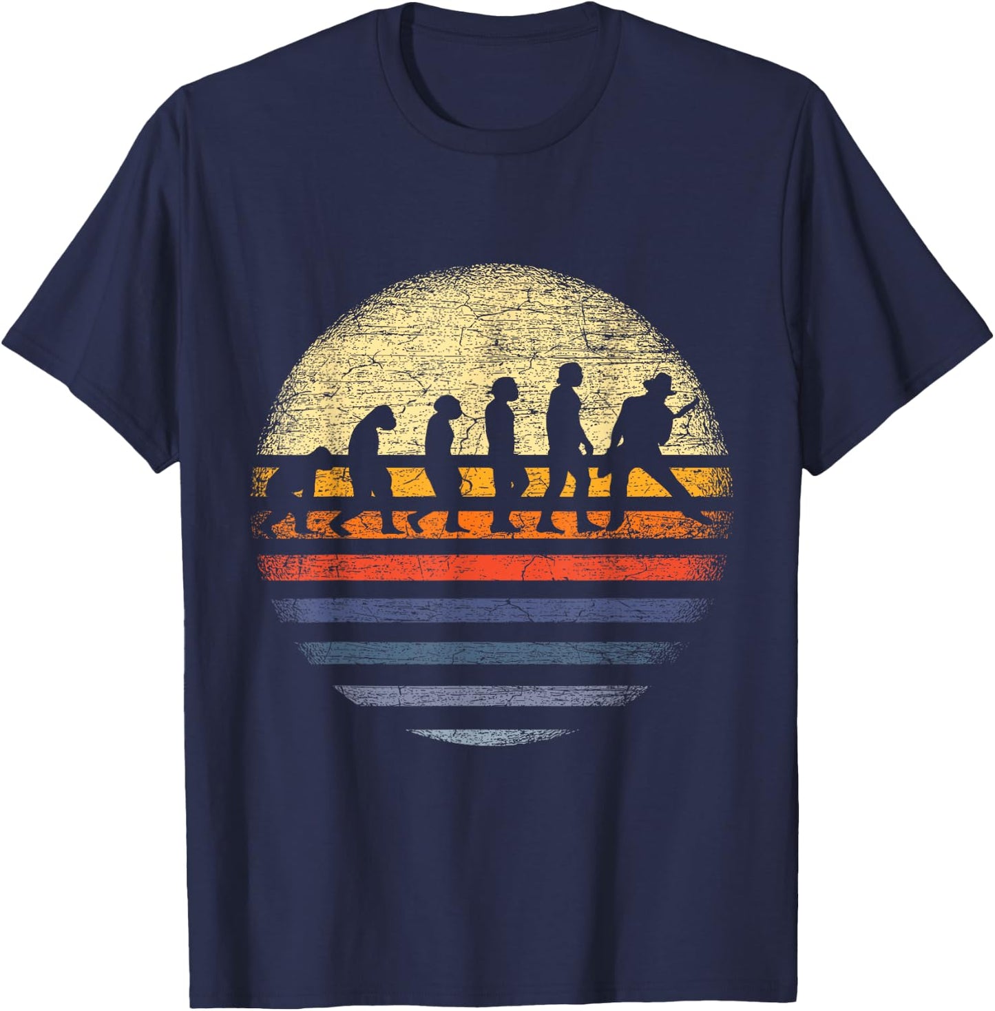 Bass-Guitarists Gifts Evolution Bass Guitar T-Shirt - T-Shirt | Navy