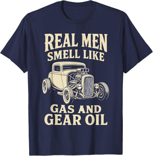 Men Hot Rodder Muscle Car Gear Hot Rod T-Shirt - T-Shirt | Navy