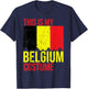 Vintage This Is My Belgium Flag Costume for Halloween T-Shirt - T-Shirt | Navy