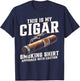 Cigars Smoking Cigar Smoke Men This Is My Cigar Smoking T-Shirt - T-Shirt | Navy