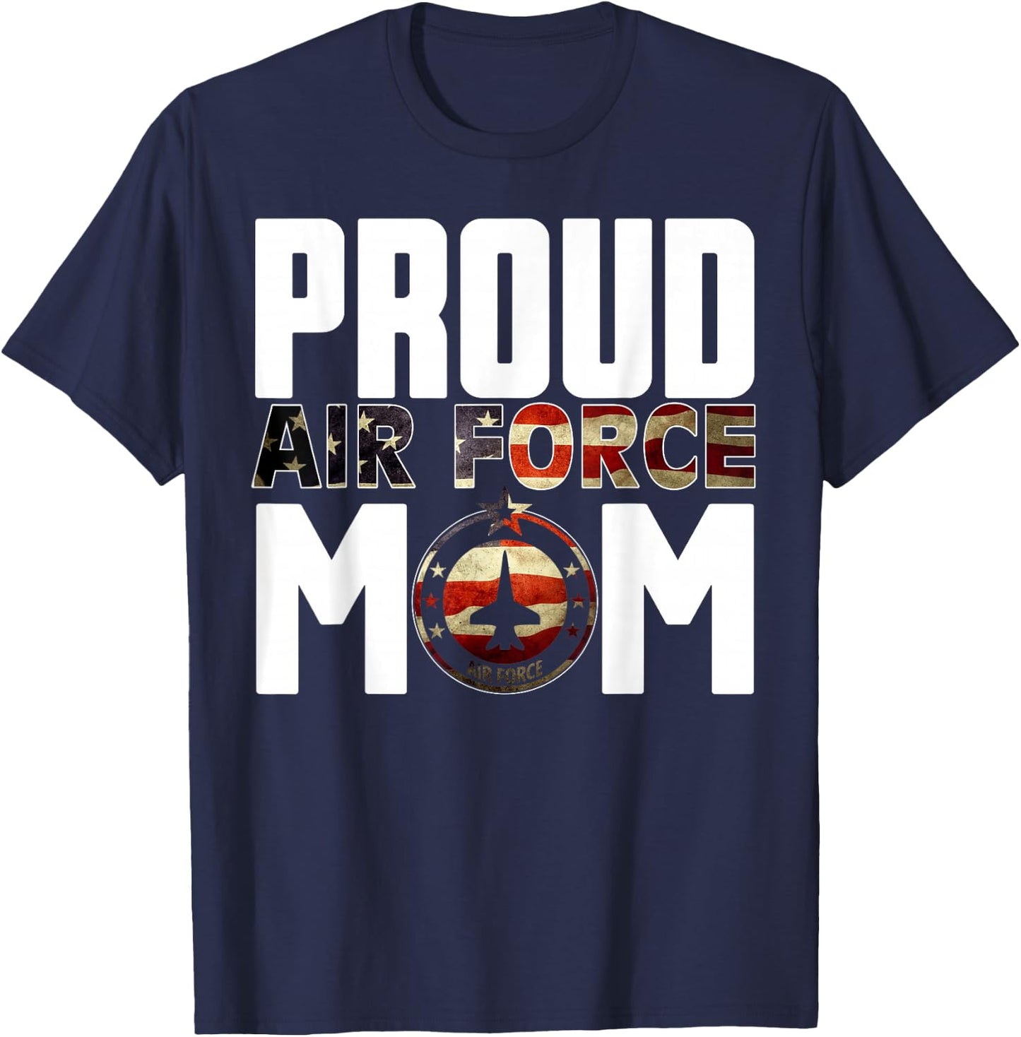New Proud air force mom Gifts T-Shirt - T-Shirt | Navy
