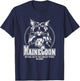 Funny Proud Maine Coon cool cat Shirt gift T-Shirt - T-Shirt | Navy