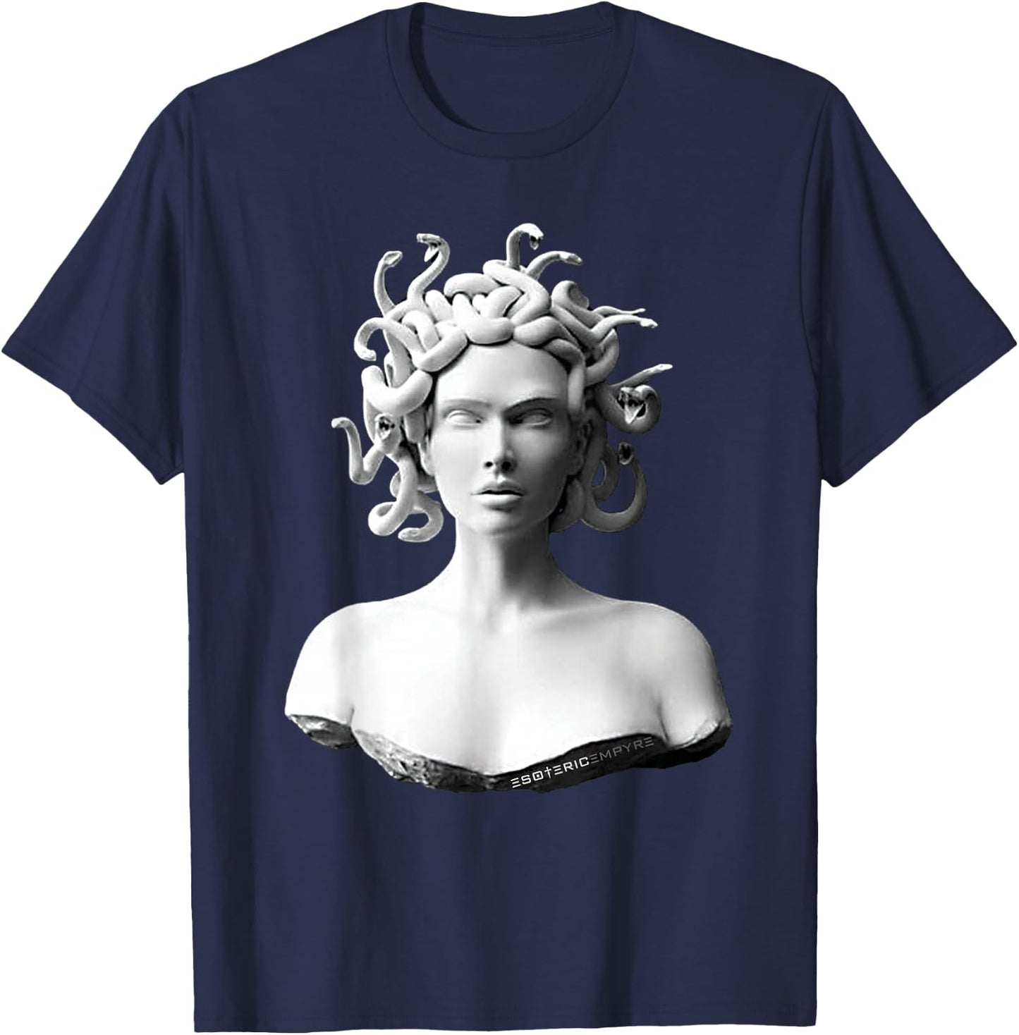 Medusa Greek Mythology T-Shirt - T-Shirt | Navy