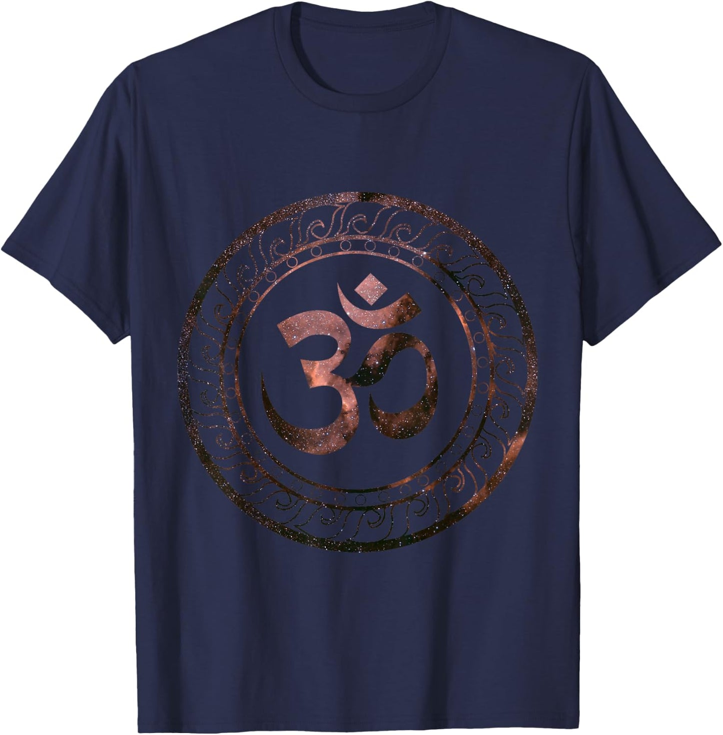 Om Ohm Aum Symbol Spiritual Yoga Gift T-Shirt - T-Shirt | Navy