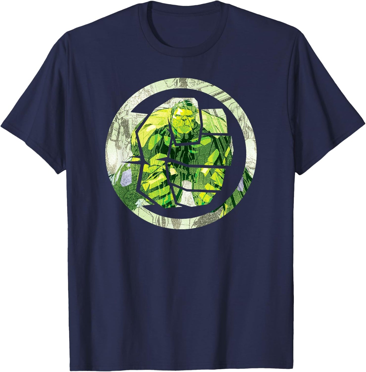 Marvel Incredible Hulk Fist T-Shirt - T-Shirt | Navy