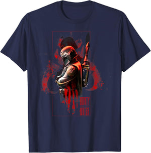 Star Wars Boba Fett Hunter Box Mandalorian Graphic T-Shirt - T-Shirt | Navy