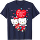 Hello Kitty and Dear Daniel Anywhere with You Valentine T-Shirt - T-Shirt | Navy