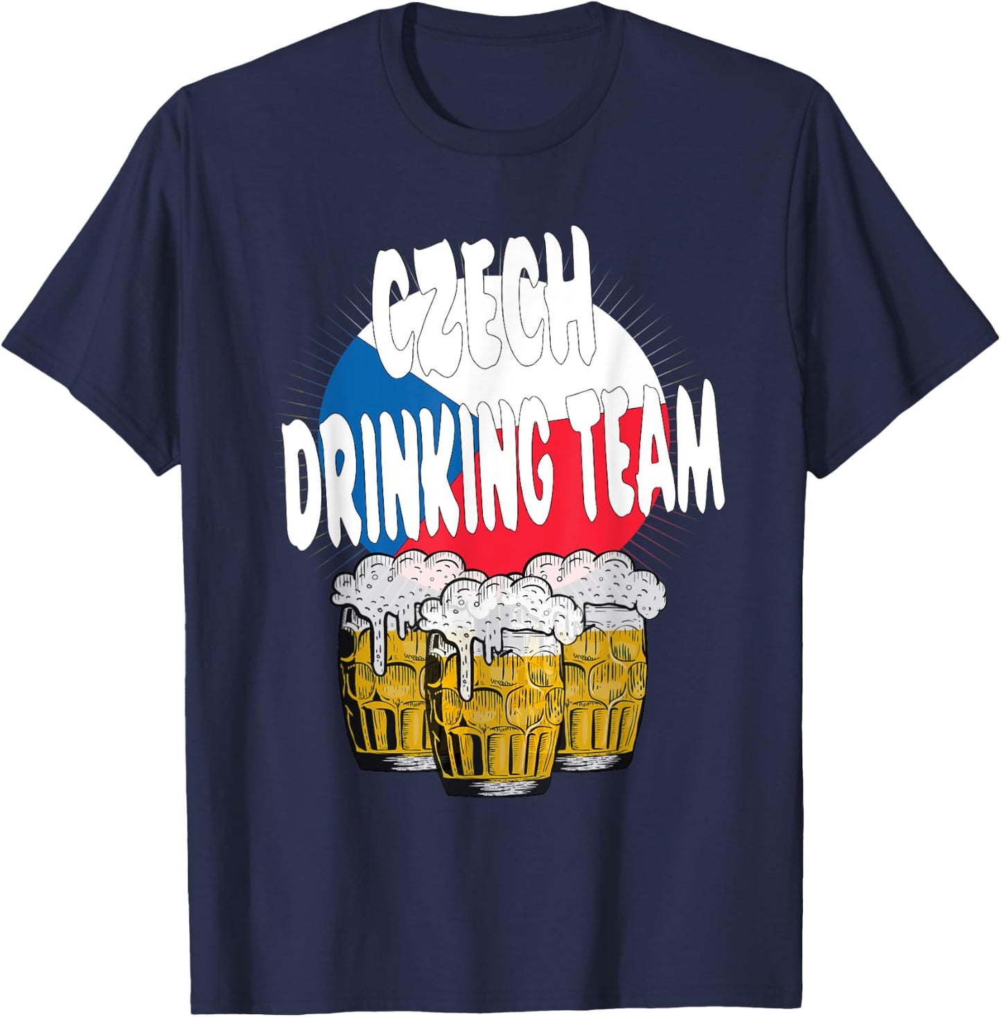 Czech drinking team T-Shirt - T-Shirt | Navy