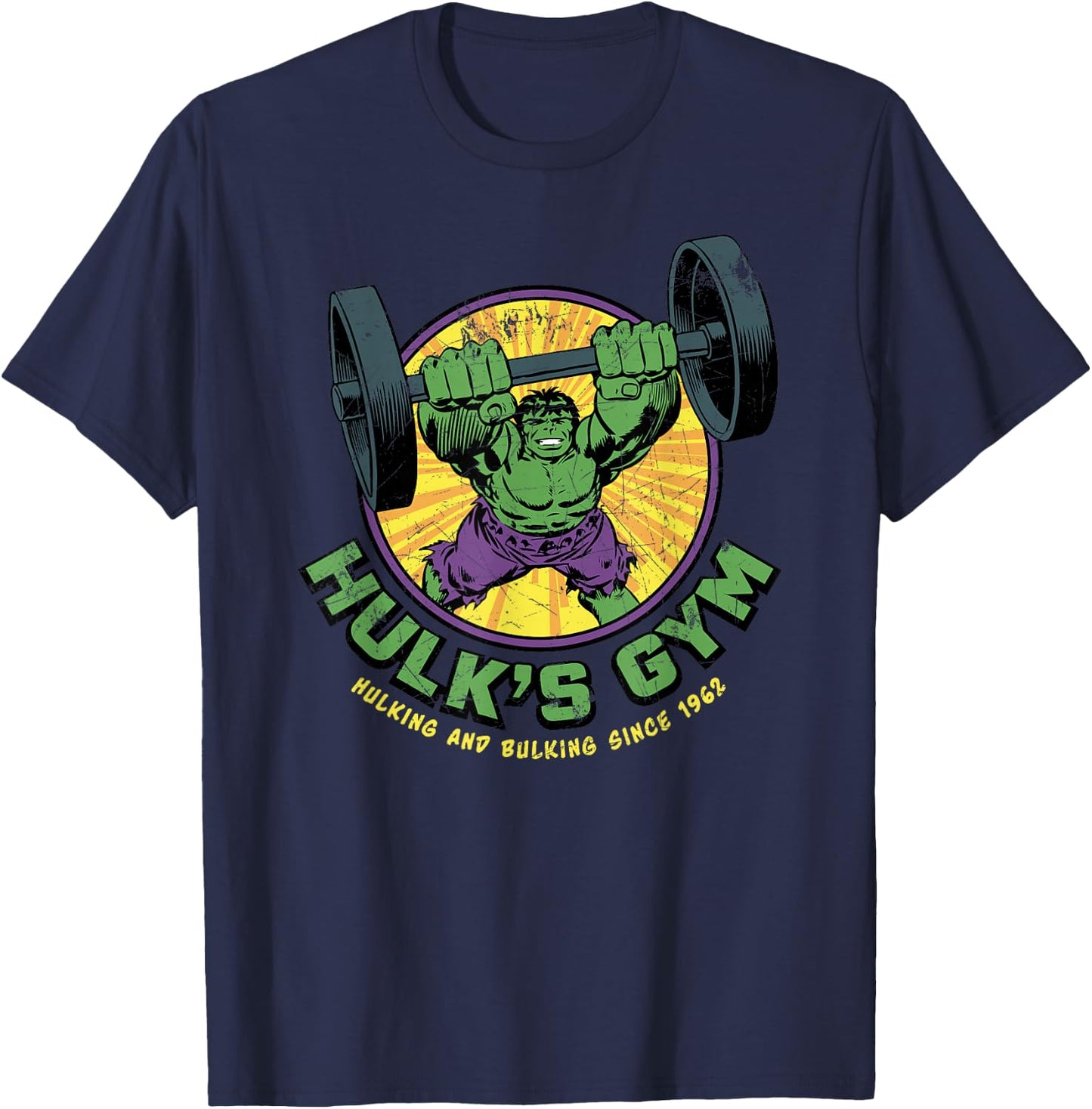 Marvel Hulk's Gym T-Shirt - T-Shirt | Navy
