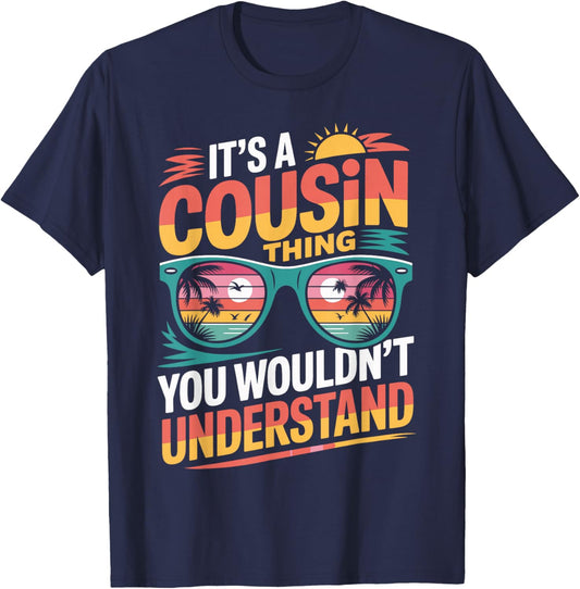 It's A Cousin Thing Matching Cousin Crew Vacation T-Shirt - T-Shirt | Navy