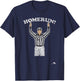 Funny HomeRun Baseball Football Mash Up T-Shirt - T-Shirt | Navy
