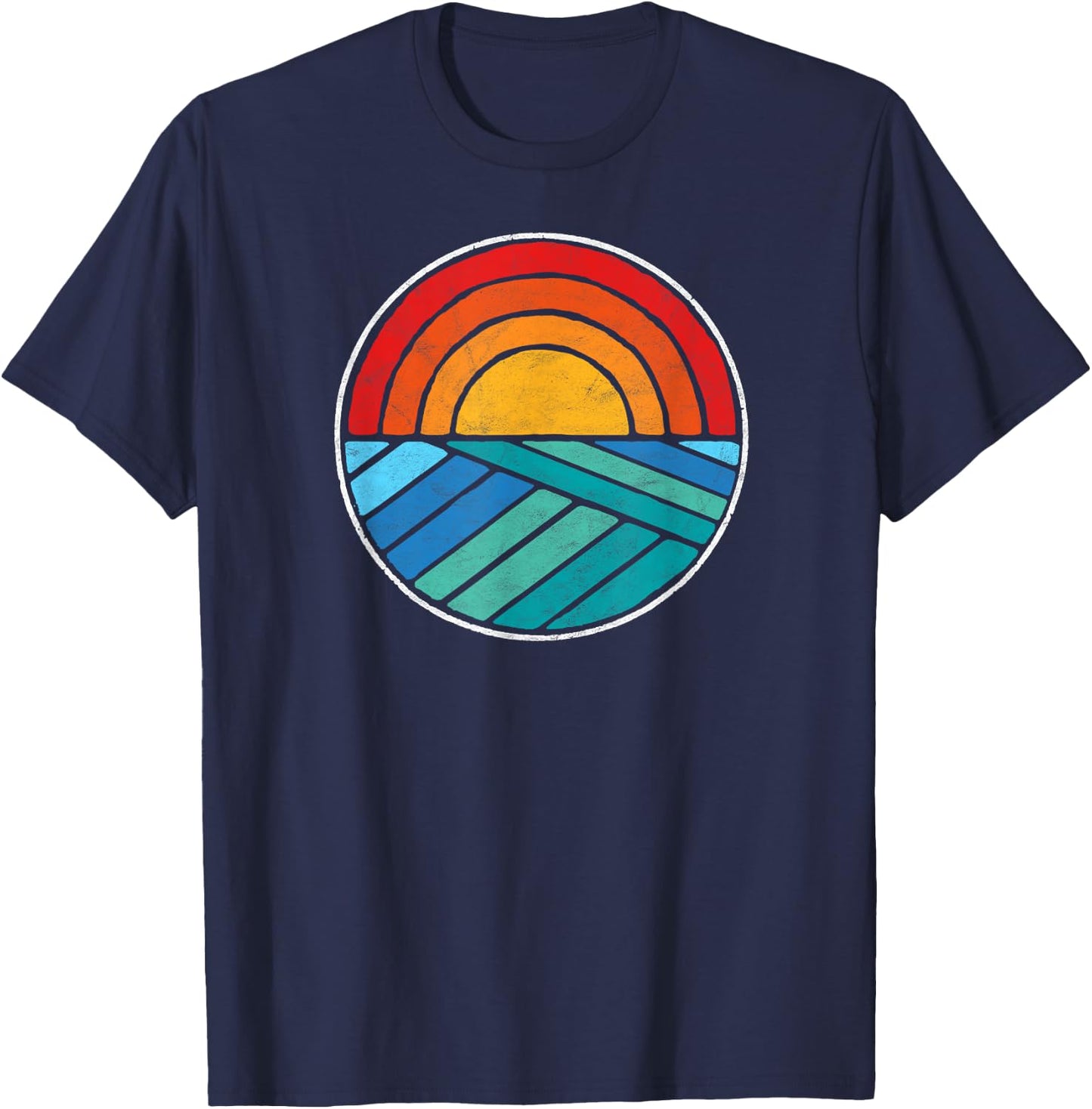 Water & Sun - Explore Nature Shirt T-Shirt - T-Shirt | Navy