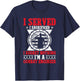 Combat Veteran US Military I Served Combat Engineer T-Shirt - T-Shirt | Navy