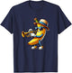 Cool Banana Playing Trumpet Musician Cartoon T-Shirt - T-Shirt | Navy
