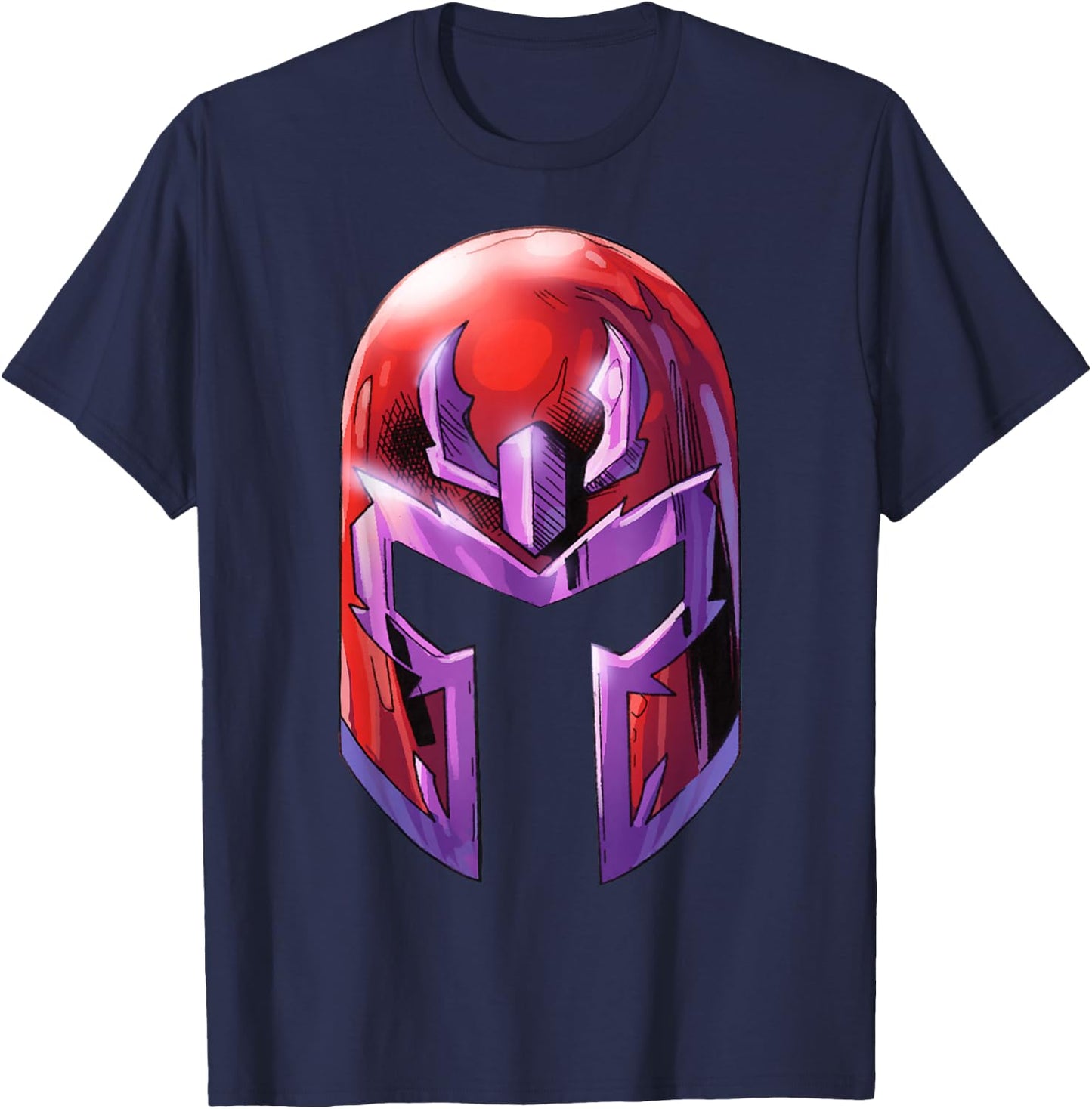 Marvel X-Men Magneto Super Epic Big Helmet Graphic T-Shirt - T-Shirt | Navy