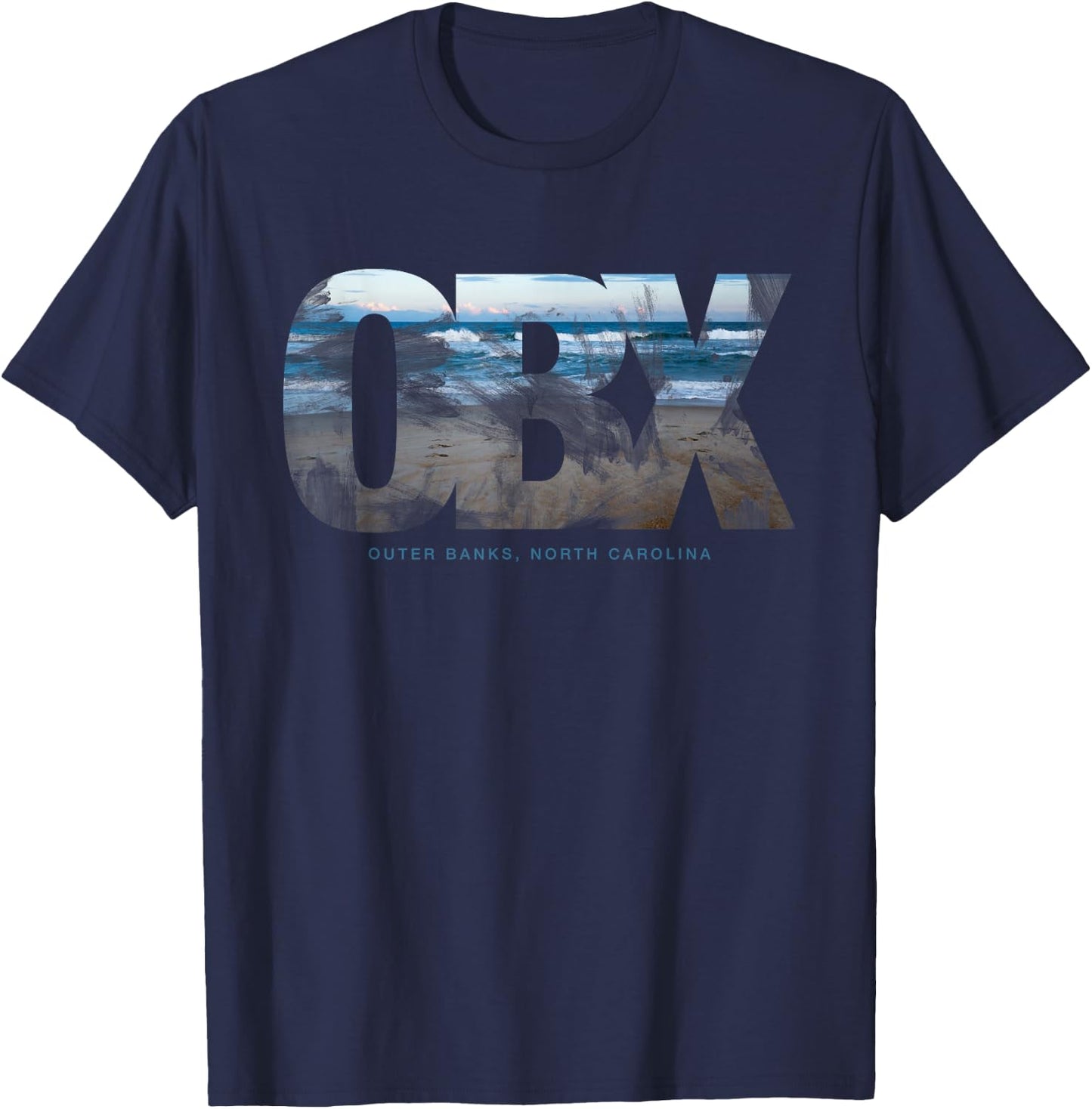 RJA: OBX Outer Banks North Carolina Small T-Shirt - T-Shirt | Navy