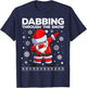 Christmas Santa Dabbing Through The Snow Xmas Boys Men Dab T-Shirt - T-Shirt | Navy