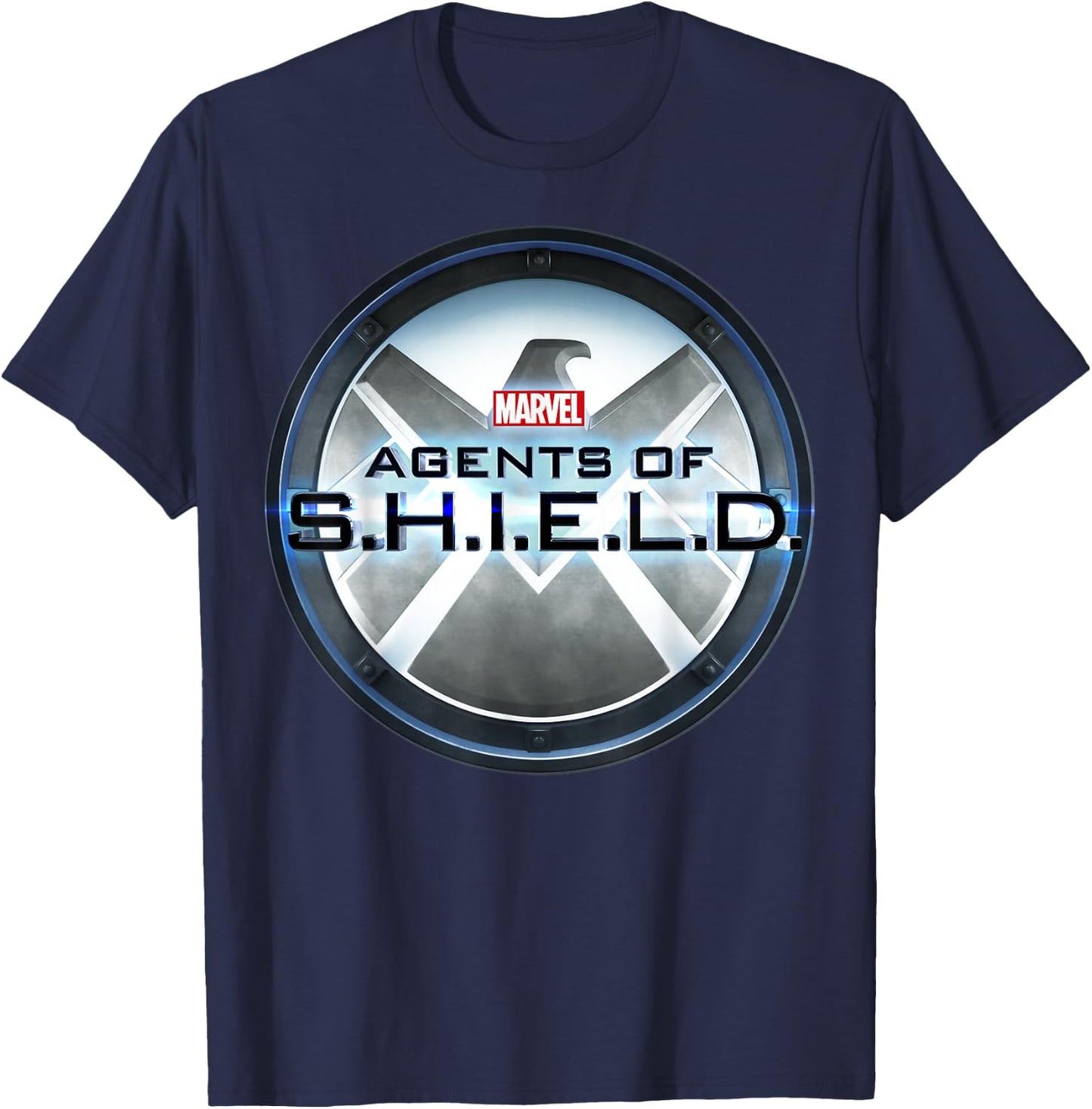 Marvel Agents of S.H.E.I.L.D. Original Show Logo T-Shirt - T-Shirt | Navy