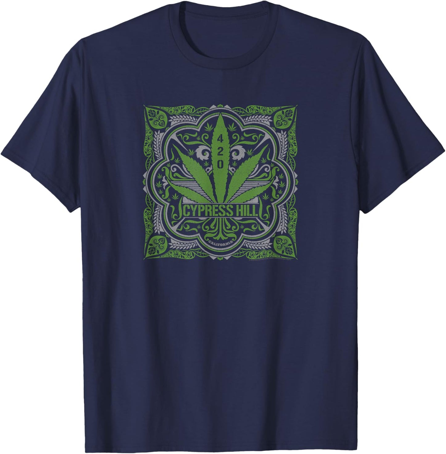 Cypress Hill - Dr. Greenthumb T-Shirt - T-Shirt | Navy