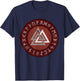 Viking Valknut Norse Symbol | Men Women Kids Gift T-Shirt - T-Shirt | Navy