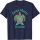 Anna Maria Island Tribal Turtle Gift T-Shirt - T-Shirt | Navy