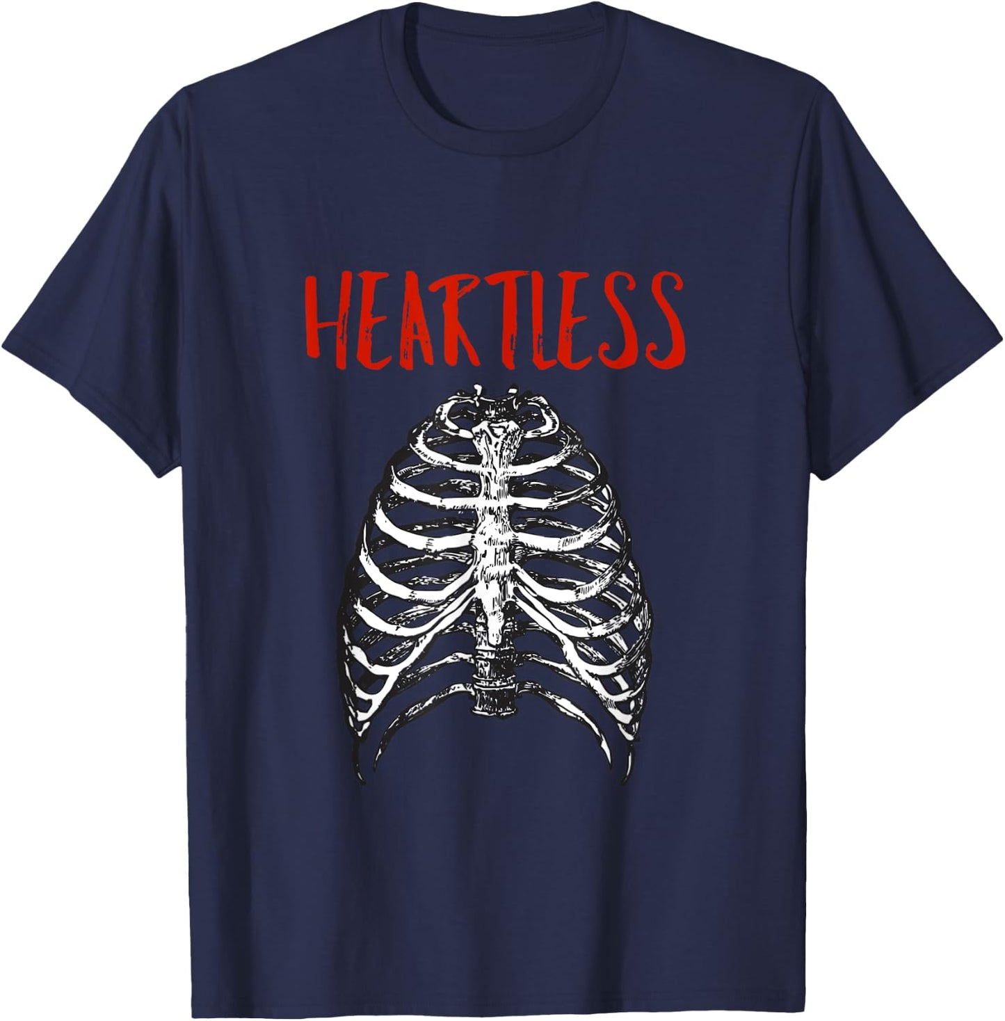 Heartless rib cage T-Shirt - T-Shirt | Navy