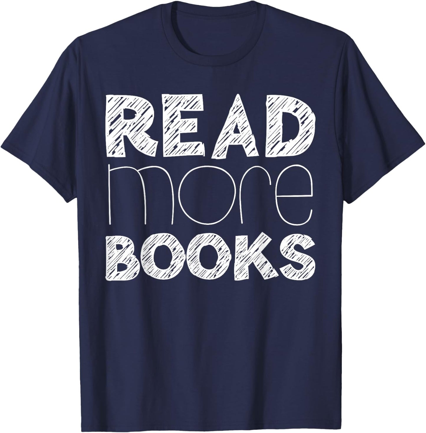 Read More Books Shirt English Teacher Reading Lover T-Shirt - T-Shirt | Navy