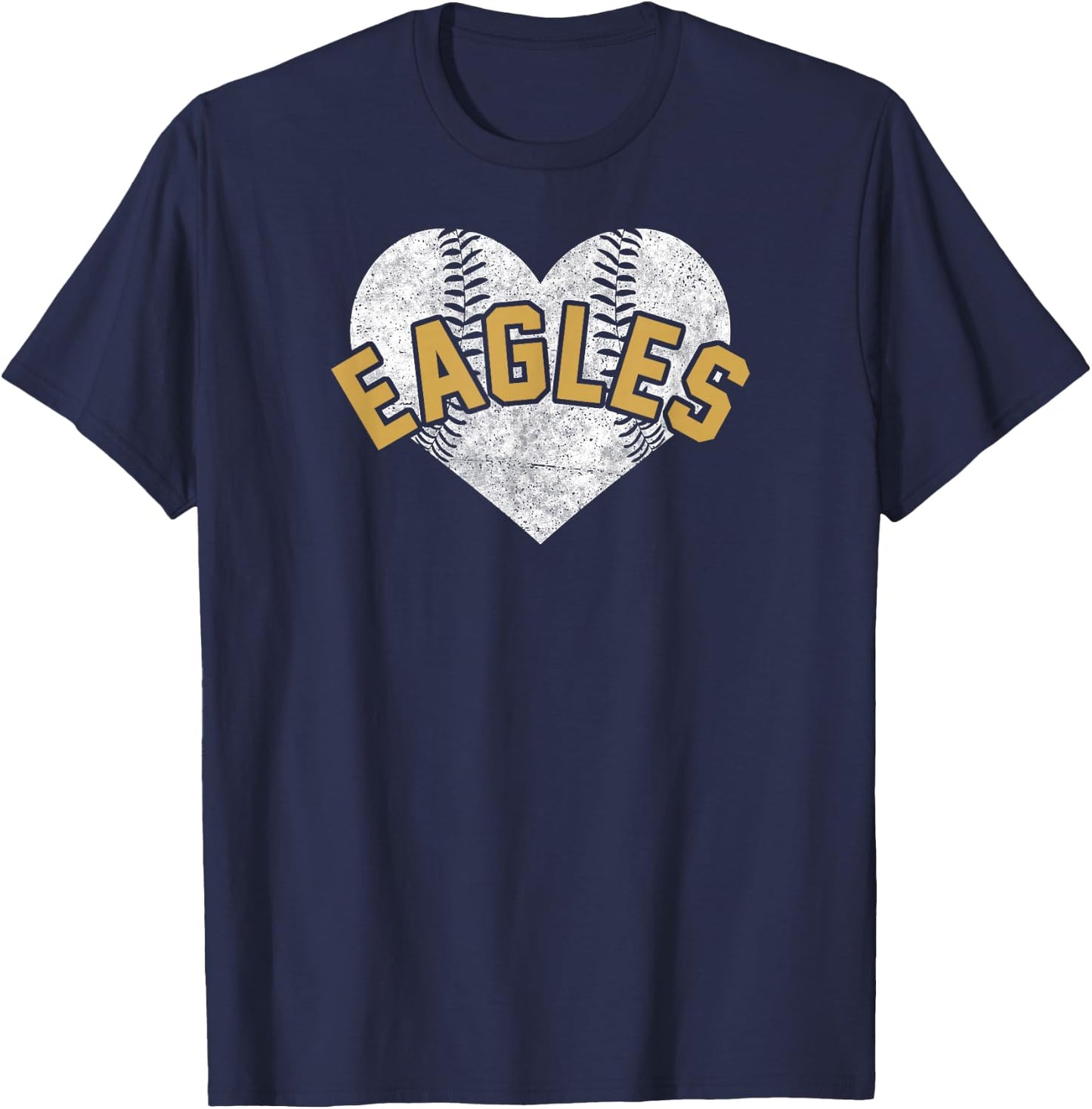 Eagles Baseball Softball Shirt High School Team Mascot Mom G T-Shirt - T-Shirt | Navy