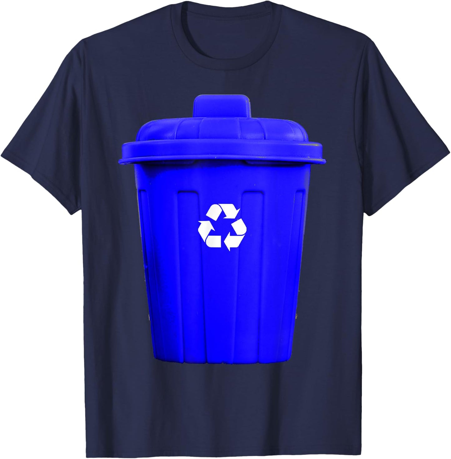 Recycling Can Funny Hilarious Halloween Costume T-Shirt - T-Shirt | Navy