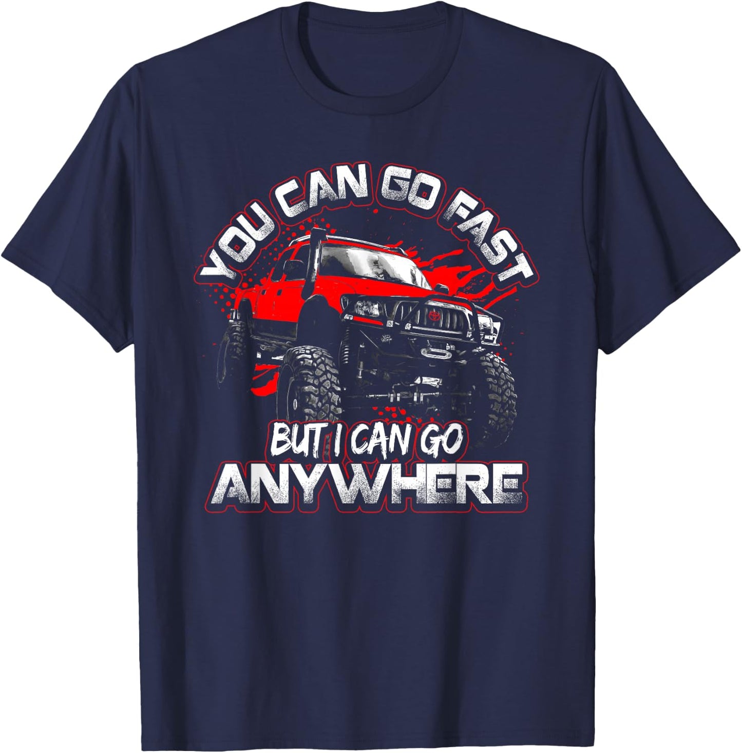 4X4, Off Road, Rock Crawler, Overland T-Shirt - T-Shirt | Navy