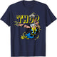 Marvel Thor Classic Retro Comic Graphic T-Shirt - T-Shirt | Navy