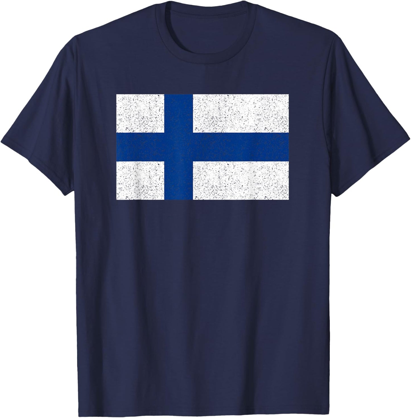 Finland Flag (Finnish Flag) T-Shirt - T-Shirt | Navy