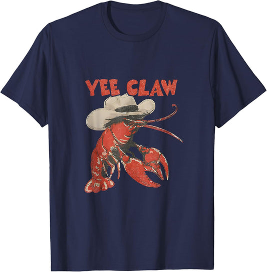 yee Claw Lobster T-Shirt - T-Shirt | Navy