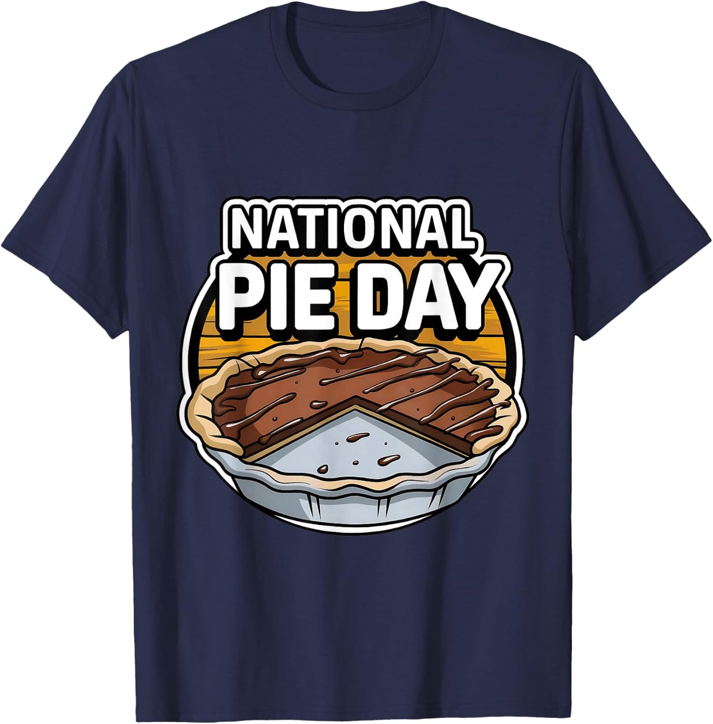 National Pie Day T-Shirt - T-Shirt | Navy