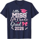 Little Miss 5th Grade Grad 2026 Elementary School Graduate T-Shirt - T-Shirt | Navy
