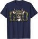 Hunter Dad Camo Deer Hunting Father's Day T-Shirt - T-Shirt | Navy