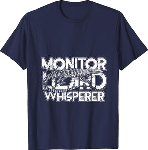 Vintage Style Whisperer Monitor Lizard T-Shirt - T-Shirt | Navy