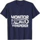 Vintage Style Whisperer Monitor Lizard T-Shirt - T-Shirt | Navy