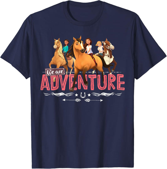 DreamWorks Spirit Riding Free Adventure T-Shirt - T-Shirt | Navy