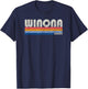 Vintage 70s 80s Style Winona MN T-Shirt - T-Shirt | Navy